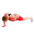 1 arm press - push ups