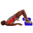 Bridging glutes squeeze exercise