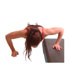 1 Hand raised push up exercise