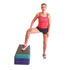 Raised step box calf exercise