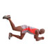 Hip extensor exercise to work the hip / buttock muscles