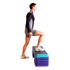 Step up exercises on a step box