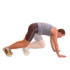 Two footed squat thrusts