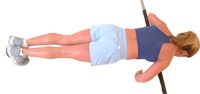 lower down enabling your elbows to extend naturally outwards