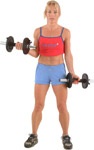 avoid swinging the weights upwards
